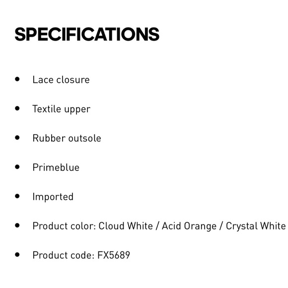 Adidas Stan Smith PrimeBlue Cyrstle White/ Acid Orange NIB SZ 9 - Picture 14 of 14